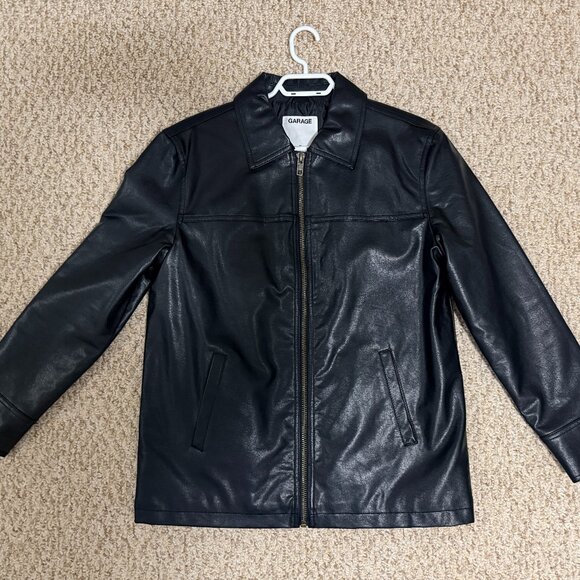 Garage Faux Leather Jacket - Picture 1 of 3
